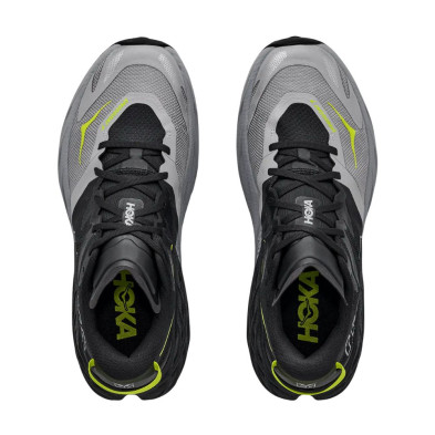 Zapatillas Hoka Speedgoat 7 Hombre Black Stellar Grey diseño para las polainas Trail footwear de Hoka