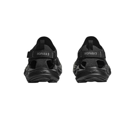 Sandalias Hoka Hopara 2 Mujer Black Black tira ajustable talón