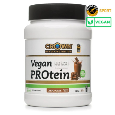 Crown Sport Nutrition Vegan Protein Chocolate 540 g