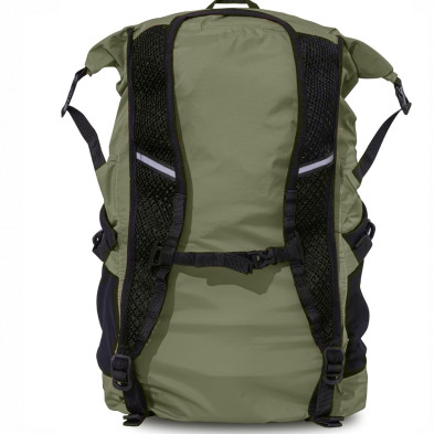 Mochila Mac in a Sac Travelite Khaki 20L espalda