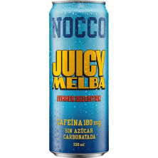 Bebida energética Nocco sin azúcar cafeína juicy melba