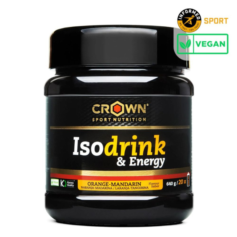 Isodrink & Energy Crown Sport Nutrition 640gr Naranja Mandarina