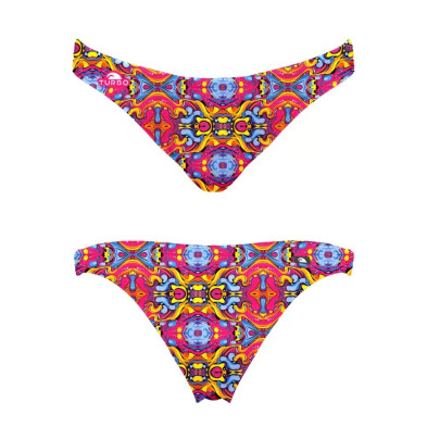 prenda inferior bikini Turbo Funky Kaleidocoast rosa