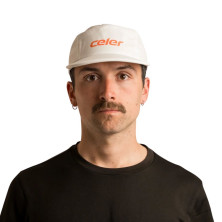 Gorra running Celer Beta White Cap