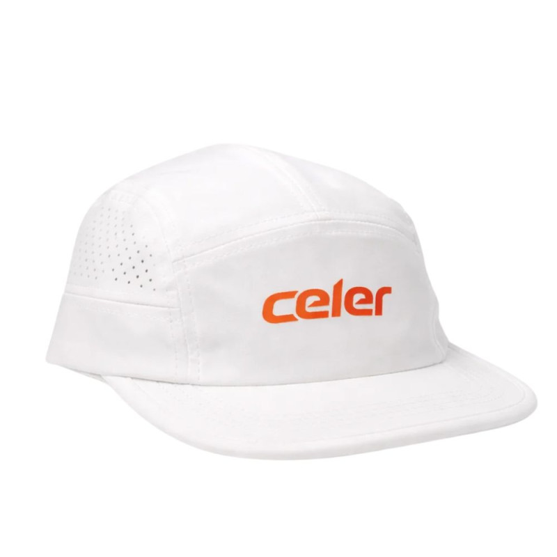 Gorra running Celer Beta White Cap