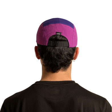 Gorra running Celer Beta Purple Cap tejido transpirable que seca rápido
