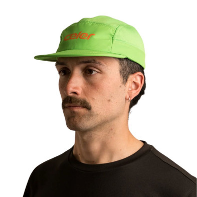 Gorra running Celer Alpha Highlighter Green Cap
