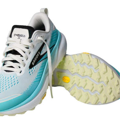 Zapatillas trail Brooks Cascadia 20 mujer White Blue Black