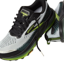 Zapatillas trail Brooks Cascadia 20 hombre gris verde lima negro