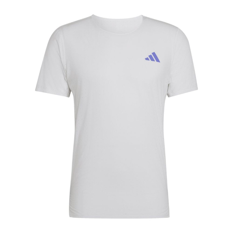 Camiseta manga corta Adidas Adizero Running Tee Hombre White