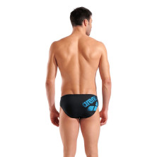 Arena Bañador slip Swim Briefs Logo hombre Black resistente al cloro