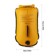Boya de seguridad Buddyswim Drybag agua abiertas CSW 20L Amarillo medidas