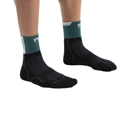 Calcetines Lurbel Desafio Four Negro/ North Sea estabilidad, transpirabilidad y confort