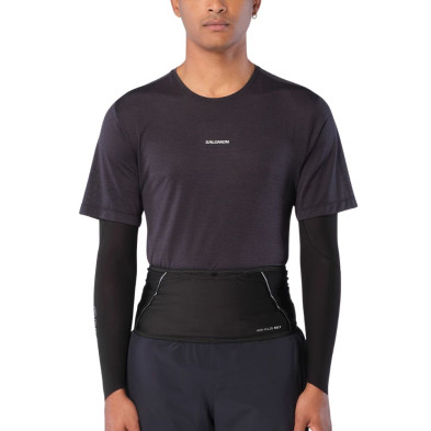 Cinturon Salomon High Pulse Belt negro gran capacidad de almacenaje