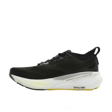 Zapatillas Brooks Glycerin GTS 23 hombre Black Cyber Yellow Nightlife tecnología DNA tuned