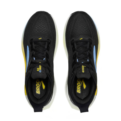Zapatillas Brooks Glycerin GTS 23 hombre Black Cyber Yellow Nightlife nuevo Engineered Mesh