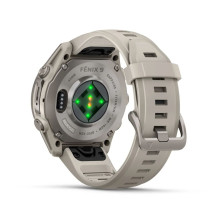 Reloj Multideporte Garmin Fenix 9 43 mm Titanio correa silicona Blanco DINÁMICA DE CARRERA CON SENSOR DE MUÑECA