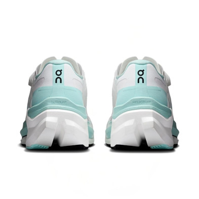 Zapatillas On Running Cloud X Tempo Pro hombre White Celeste con espuma Helion HF