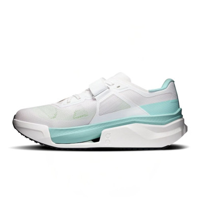 Zapatillas On Running Cloud X Tempo Pro hombre blanco azul celeste Speedboard de carbono para transiciones rápidas y potentes