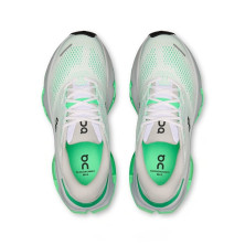 Zapatillas  On Running Cloudrunner 3 Max mujer White Verdite Upper de malla técnica que regula la temperatura