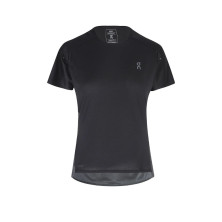 Camiseta manga corta On  Running Performance-T mujer Black Eclipse