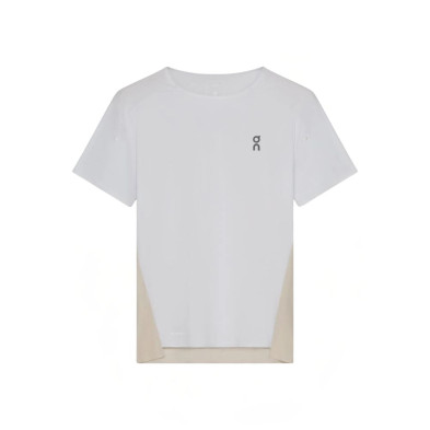 Camiseta manga corta On Running Performance-T mujer White Silver