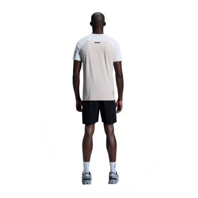 Camiseta manga corta On Running Performance-T hombre White Silver costuras selladas no cosidas