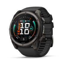 Reloj Multideporte Garmin Fenix 9 Titanio DLC 51mm correa silicona Negra