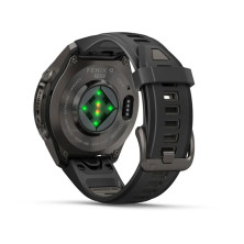 Reloj Multideporte Garmin Fenix 9 Pro inReach Titanio 43 mm correa silicona Negro DINÁMICA DE CARRERA CON SENSOR DE MUÑECA
