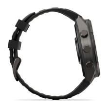Reloj Multideporte Garmin Fenix 9 Pro Titanio 47 mm correa silicona Negro con caja de titanio mas fina y ligera
