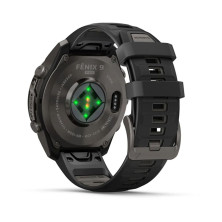 Reloj Multideporte Garmin Fenix 9 Pro inReach Titanio 47 mm correa silicona Negro DINÁMICA DE CARRERA CON SENSOR DE MUÑECA