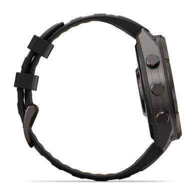 Reloj Multideporte Garmin Fenix 9 Pro inReach Titanio 47 mm correa silicona Negro con caja de titanio mas fina y ligera