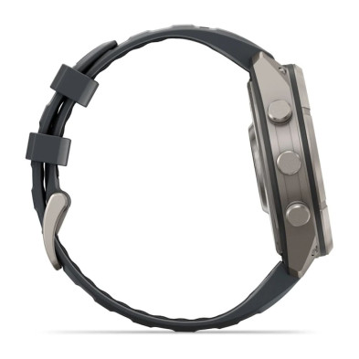 Reloj Multideporte Garmin Fenix 9 Pro inReach Titanio 47 mm correa silicona Gris con caja de titanio mas fina y ligera
