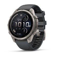 Reloj Multideporte Garmin Fenix 9 Pro inReach Titanio 47 mm correa silicona Gris