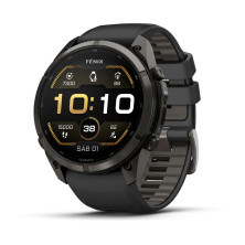 Reloj Multideporte Garmin Fenix 9 Pro Titanio 51 mm correa silicona Negro