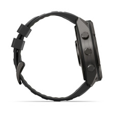 Reloj Multideporte Garmin Fenix 9 Pro inReach Titanio 51 mm correa silicona Negro con caja de titanio mas fina y ligera