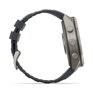 Reloj Multideporte Garmin Fenix 9 Pro inReach Titanio 51 mm correa silicona Gris con caja de titanio mas fina y ligera