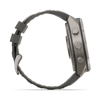 Reloj Multideporte Garmin Fenix 9 Pro inReach Solar 51 mm correa silicona Gris  con caja de titanio mas fina y ligera