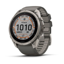 Reloj Multideporte Garmin Fenix 9 Pro inReach Solar 51 mm correa silicona Gris