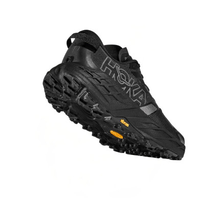 Zapatillas Hoka Speedgoat 7 Hombre Black/ Outer Orbit suela Vibram con más tracción