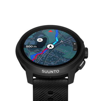 Reloj Deportivo GPS Suunto Run 2 4GB All Black correa silicona mapas legibles a pleno sol