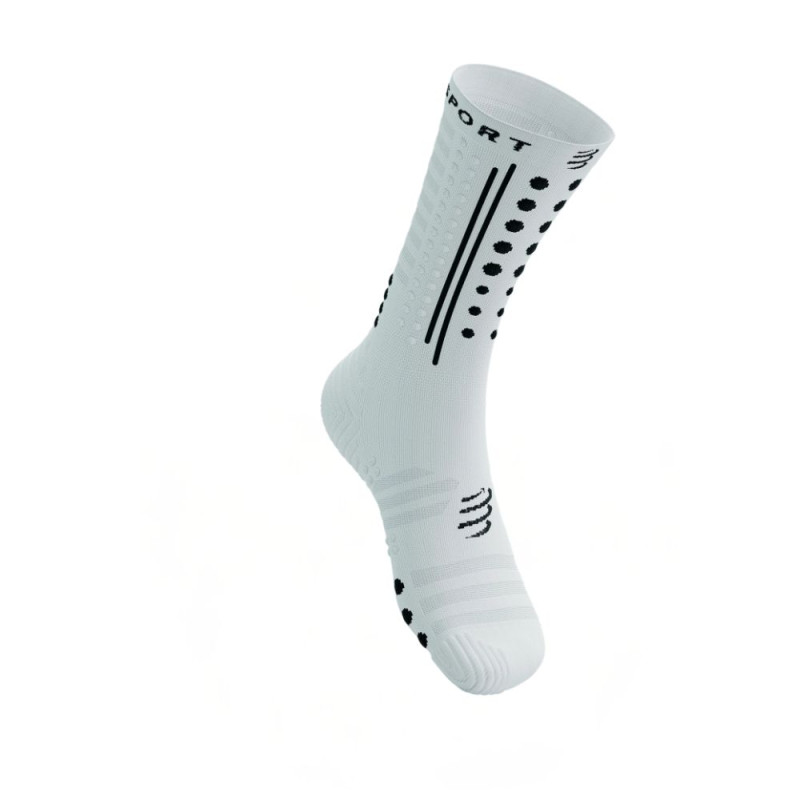 Calcetines Compressport Aero socks 2.0 White/ Black