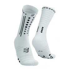 Calcetines Compressport Aero socks 2.0 White/ Black