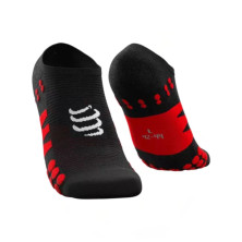 Calcetines Compressport No Show Socks Black Red