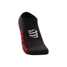 Calcetines Compressport No Show Socks Black Red