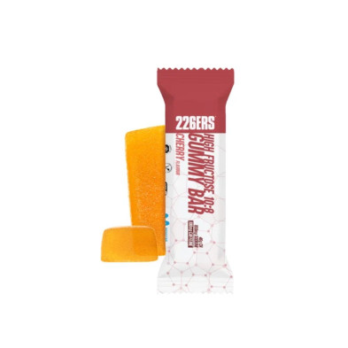 Barrita 226ers High Fructose Gummy Bar con cafeína cereza textura de gominola