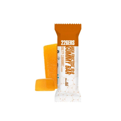 Barrita 226ers High Fructose Gummy Bar Salty Caramel con textura de gominola