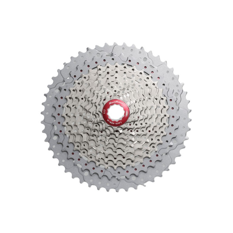 Cassette Sun Race CSMX80 11 Vel 11-51T plata