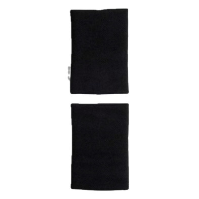 muñequeras Adidas largas negras trasera