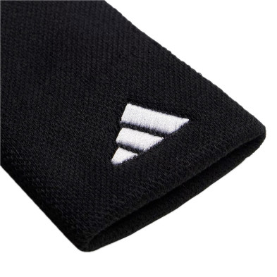 muñequeras Adidas largas negras logo